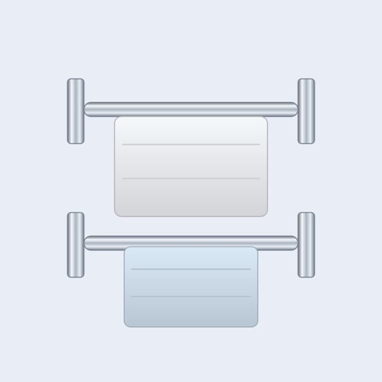 Double Towel Bar