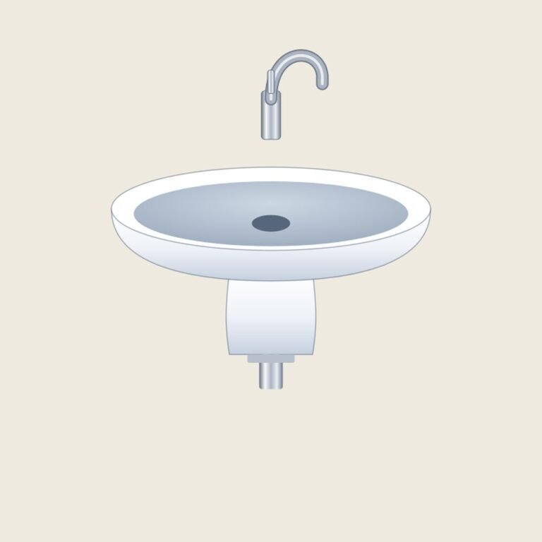 Half Pedestal Basin