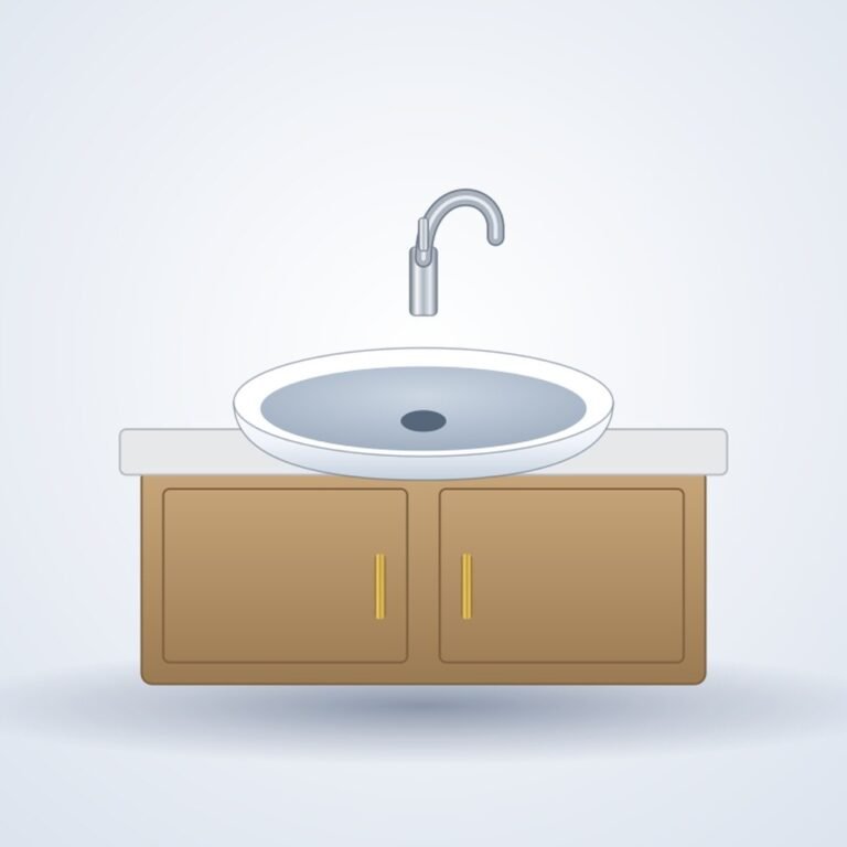 Wash Basin with Cabinet